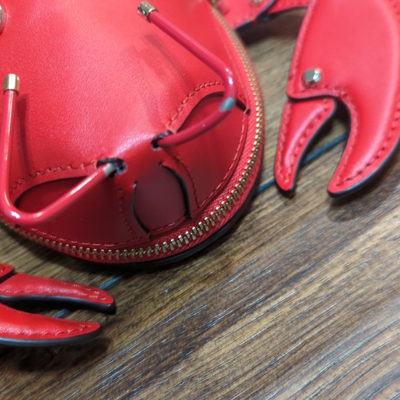 Kate Spade Novelty Red Lobster Bag Shore Thing Crossbody Bag - Picture 10 of 16